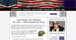 Desktop Screenshot of militarytaxsoftware.com